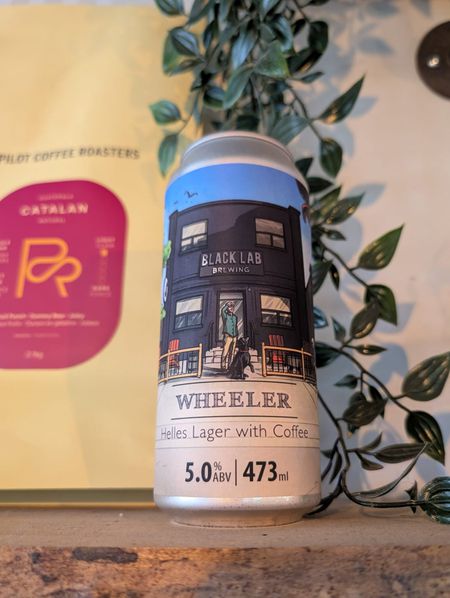 Wheeler Helles Lager with Coffee: Pilot Coffee Roasters Collab