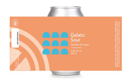 Gelato Sour: Peaches & Cream