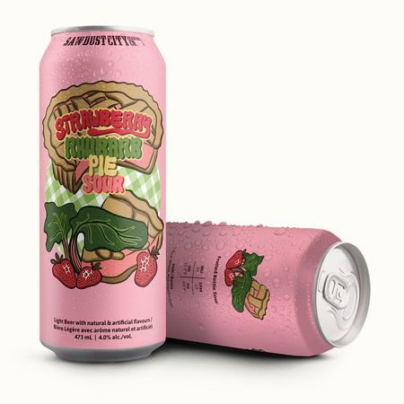 Strawberry Rhubarb Pie - Fruited Sour
