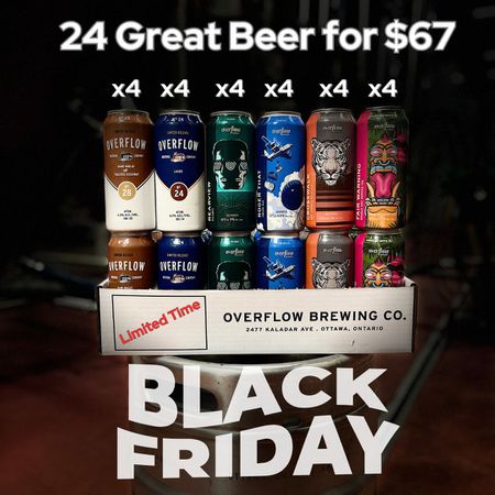 Overflow Black Friday Day Beer Special