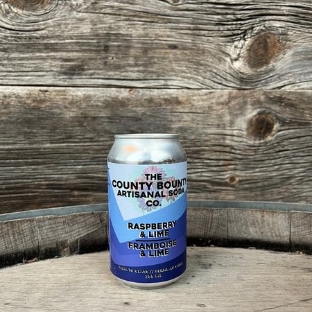 Raspberry Lime Artisanal Soda