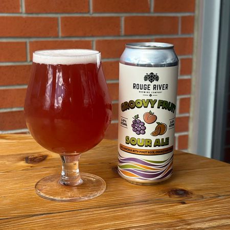 Groovy Fruit Sour (Red Sangria with Pinot Noir, Orange and Peach)