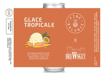 Glace Tropicale: Ice Cream Smoothie Sour (Brewskey)