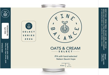 Oats & Cream: Select Nelson Sauvin