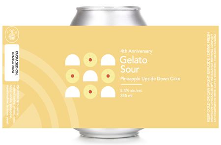 Gelato Sour: Pineapple Upside Down Cake