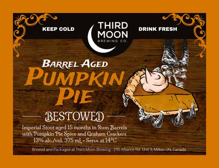Barrel Aged Pumpkin Pie Bestowed