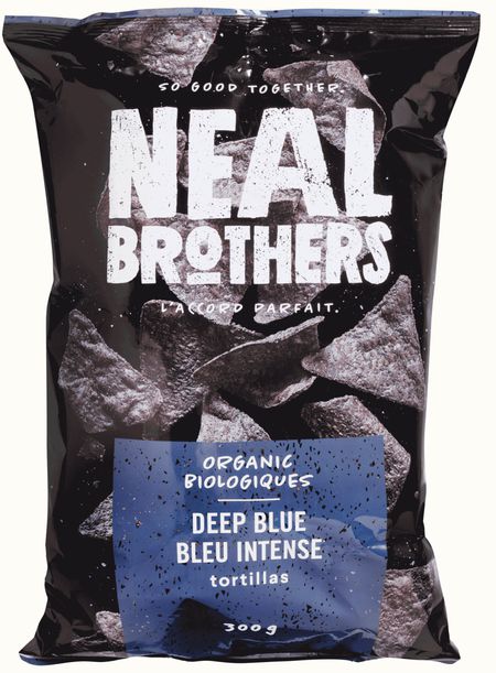 Organic Deep Blue Tortilla Chips - 300g bag