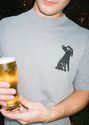 Grey Beer Dog Tee