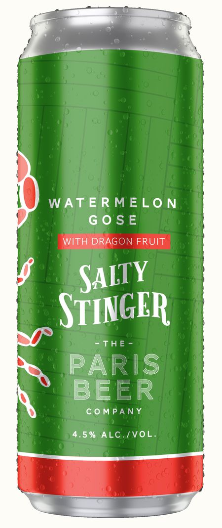 Salty Stinger: Watermelon with Dragon Fruit