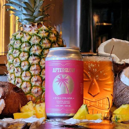 Afterglow Tiki Cocktail Sour: Piña Colada