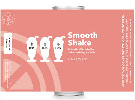 Smooth Shake: Smoothie Milkshake IPA with Strawberry & Vanilla