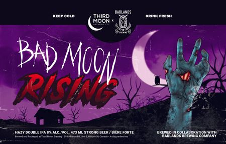 Hazy DIPA - 4-pk of "Bad Moon Rising”