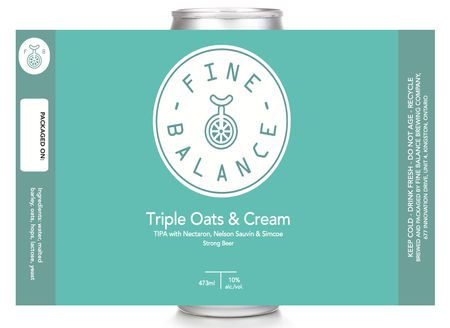 Triple Oats & Cream IPA with Nectaron, Nelson Sauvin, and Simcoe